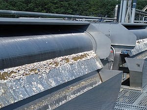 Externally Fed Rotary Drum Screens